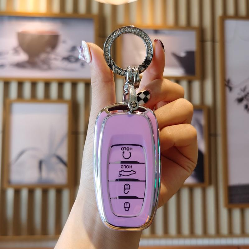 Luxury Hongqi Key Cover for H7, H5, HS5, HS7, H9 - Elegant Key Bag for All Models