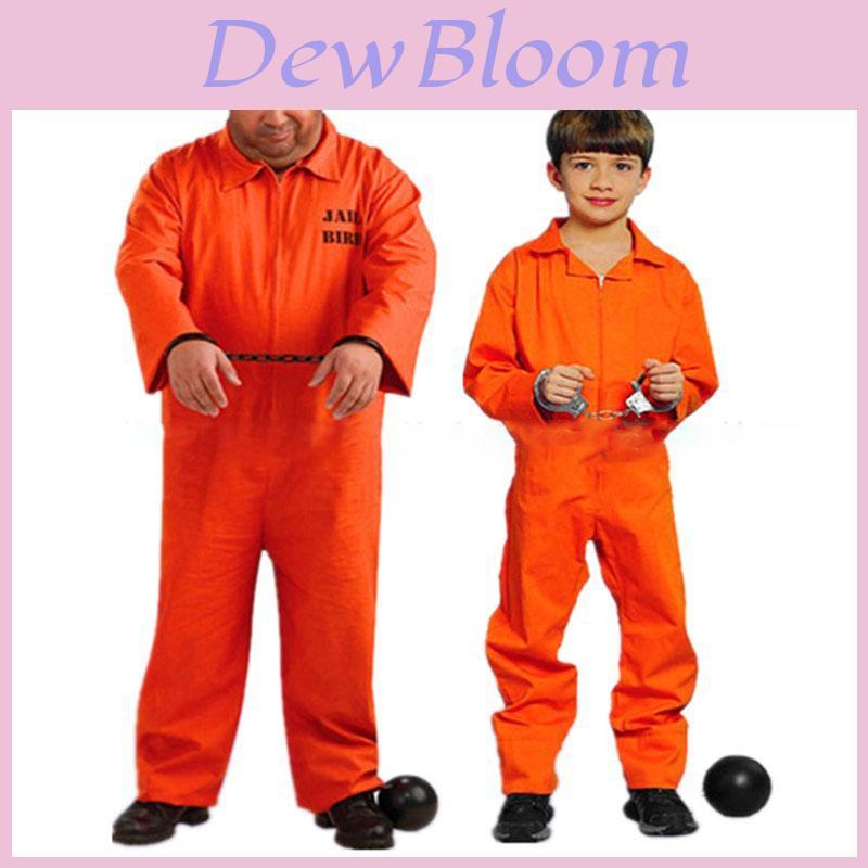 Luxuriöser Herren Gefangenenoverall Orange Overall Kostüm Für Junggesellenabschiede