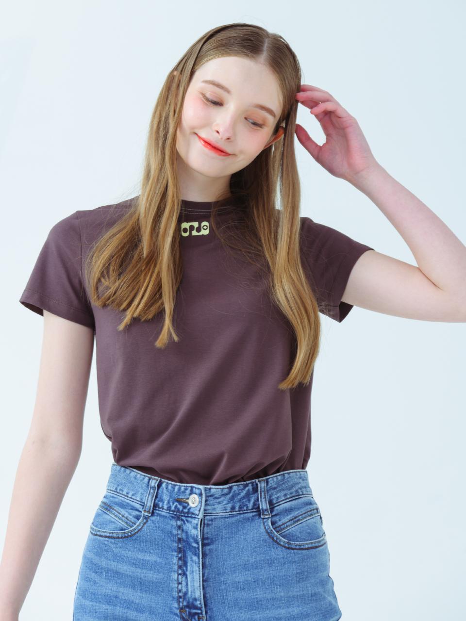 Road Roar Roro Stitch T-Shirt Brown Brown/M