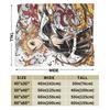 Demons Rengoku Kyoujurou Slayers Flannel Throw Blankets Flame Hashira Throws Knitted Blanket Outdoor Lightweight Thin Portable