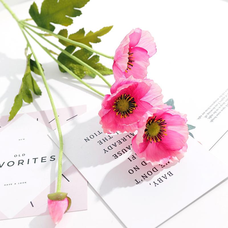 

Искусственный цветок мак Юй Мэй искусственный цветок имитация растения свадебное украшение дома горшечная цветочная композиция зеленое растение розы красного