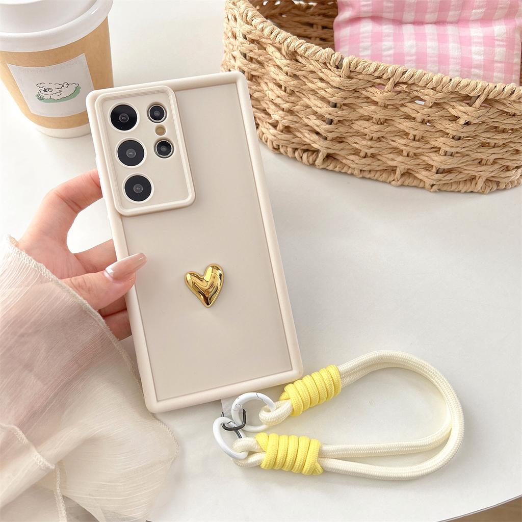 Handgelenkschlaufe Silikon Weiche Handyhülle für Samsung Galaxy S25 Ultra S23 S22 Plus S24 S21 FE Note 20 A56 A55 A36 A35 A26 A16 A15 5G