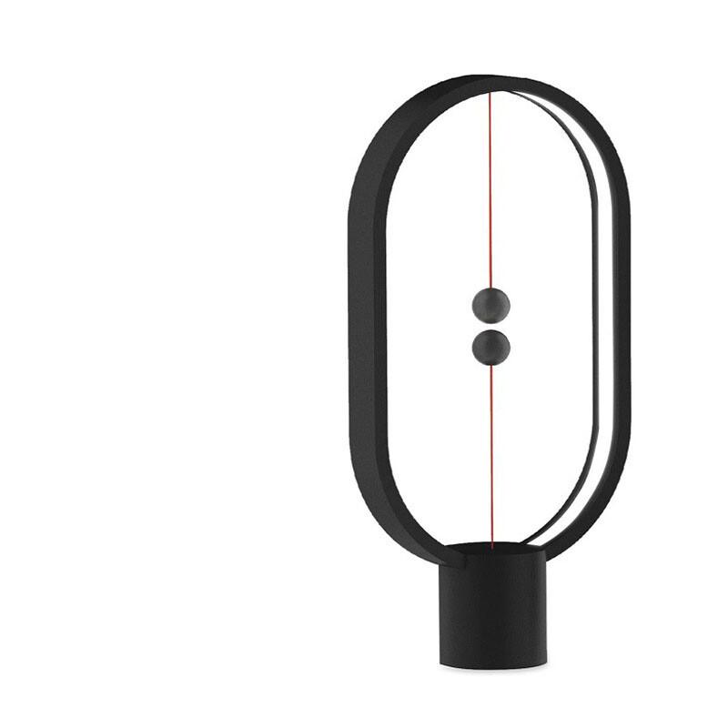 

Мини-балансирующий светильник, креативный магнитный светодиодный ночник, левитационная балансировочная лампа, USB-прикроватная ночная лампа, декоративный светильник для спальни чёрный