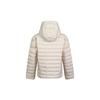 Nike Abbigliamento sportivo Imbottitura in piuma Casual Calda Giacca con cappuccio in piuma Giacca invernale da donna Bianco avorio chiaro CU5095-140