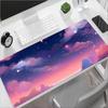 Dreamy Starry Night Landscape Desk Mat Waterproof Nonslip Extended Mouse Pad