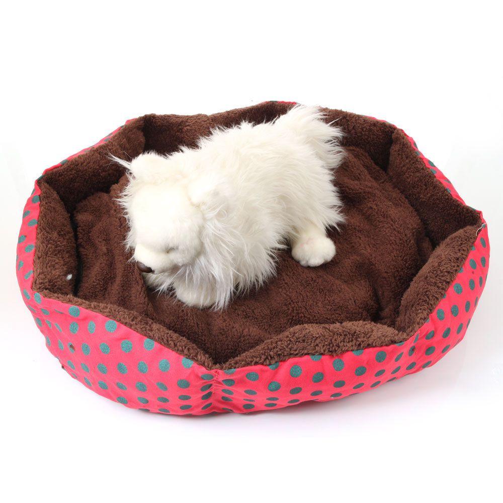 Pet Bed Smalllarge Dog Cat Bed House Kennel Doggy Warm Cushion Mat Blue Pink