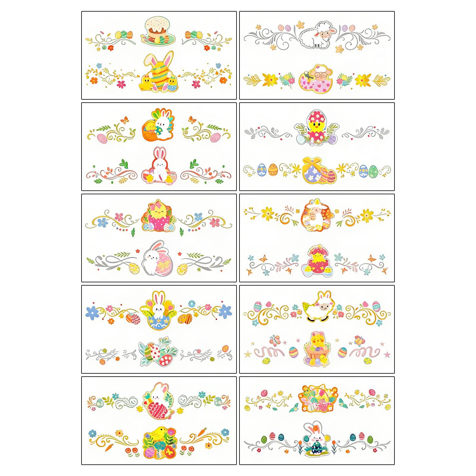 Cartoons, Washable Stickers One Size
