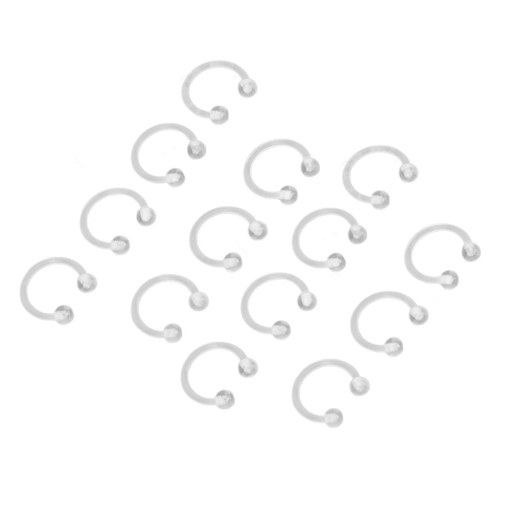 14pcs Essential Oil Nasal Ring Detoxifying Slimming Skin Tightening Boost Metabolism Aromatherapy