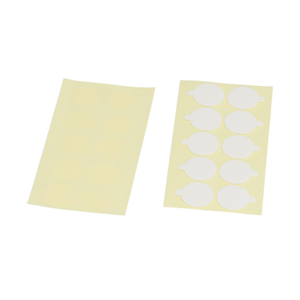 20mm Candle Wick Stickers Heat Resistant Double Sided Adhesive with Strong   for Candle Making Accessories, Soy Wax Containers, Jars