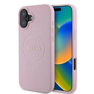 Guess Guhmp16Mpghsmmp Iphone 16 Plus6.7 Pink/Pink Hardcase Grained Ring Magsafe