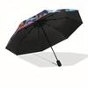 1pc Monster High, Halloween Themed High-quality Umbrella,Automatic Opening and Closing Umbrella,Multi-functional Umbrella G0811401