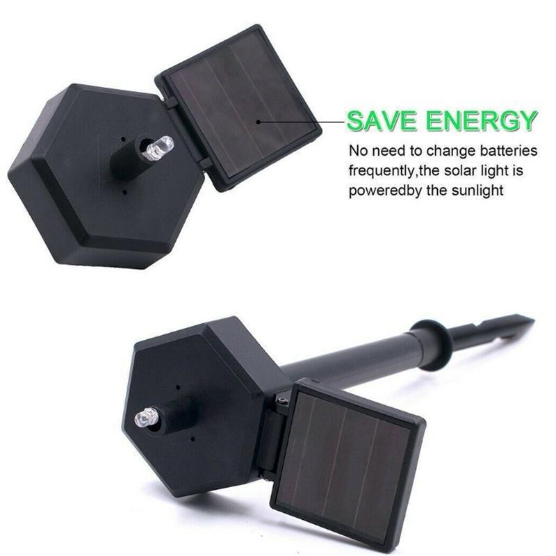 Owl Shaped Solar Light Waterproof Outdoor Garden Decor LED Lawn Lamp for Pathway Patio Landscape