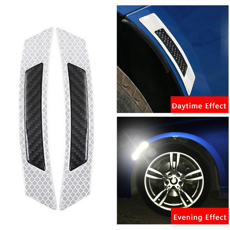 Warning Car Reflective Strip Security Tag Car Door Bumper Sticker Anti-collision Safety Mark Auto Side Anti-scratch