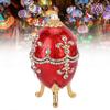 Shiny Diamonds Easter Egg Metal Crafts Home Desktop Decor Jewelry Box Gifts