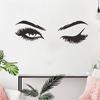 Pretty Eyelashes Wall Sticker Living Room Decor Mural Art Decals Sexy Sticker Home Decor Modern Home Decoration Wall Stickers