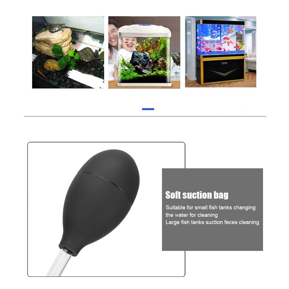 Acrylic Coral Feeder Water Changer Suction Feces Cleaning Fish Tube Feeding Tool