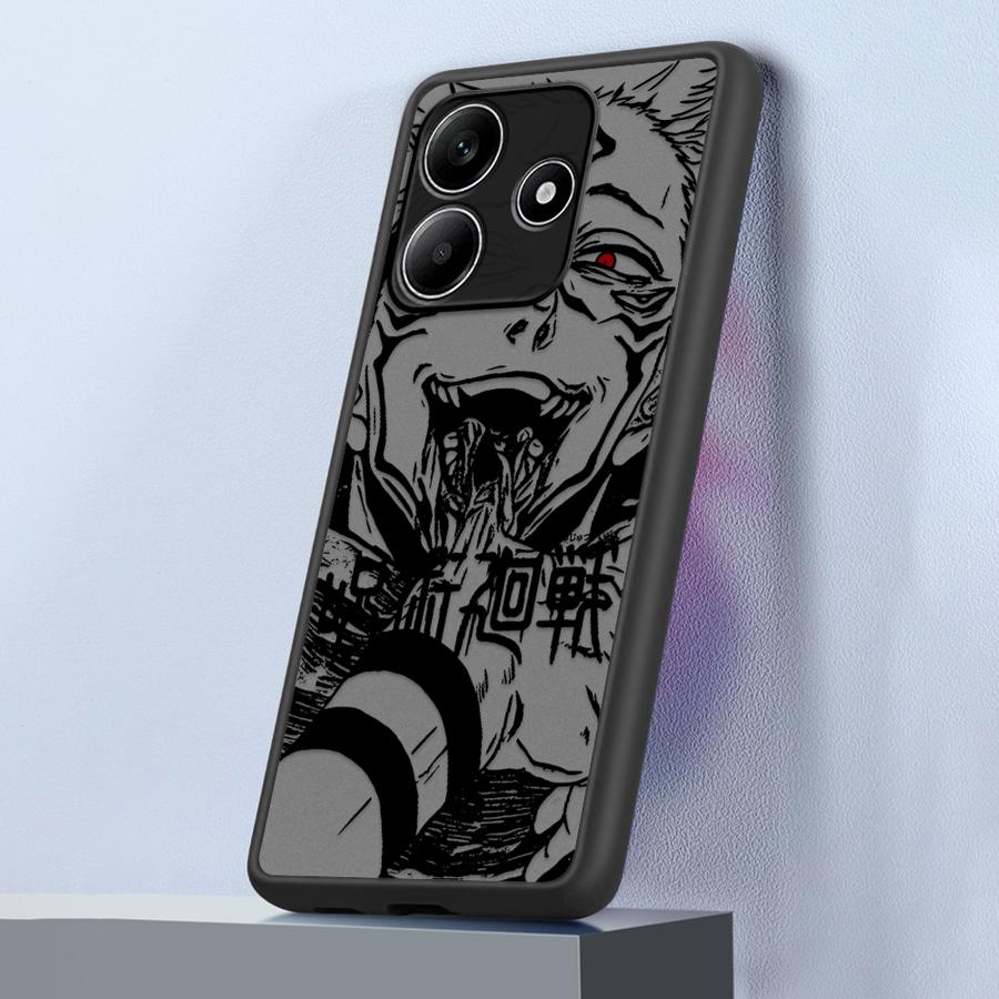 Japanese Cool Anime Funda Back Phone Cover Case for Xiaomi Redmi Note 14 A4 10 13C 12 9S 13 Pro Plus 14C 11