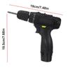 16.8V Wireless Impact Electric Cordless Screwdriver Power Tool 220V 30NM Torque Electric Drill Drilling Machine Mini Hand Drill New