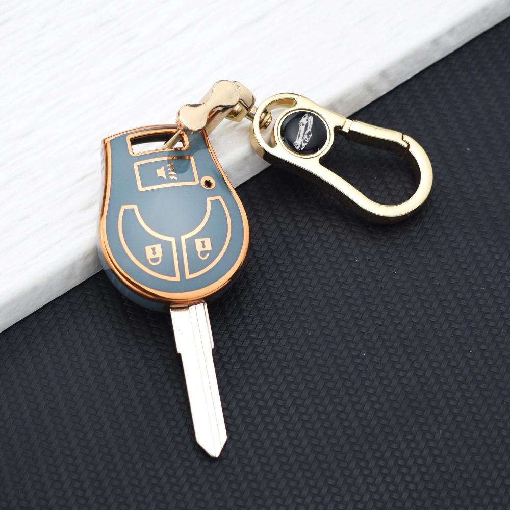 Car Key Case For Nissan Sylphy Cube Juke Rogue Micra Qashqai Altima Maxima Sentra Versa Transmiter 2/3 Buttons Cover Key Chain