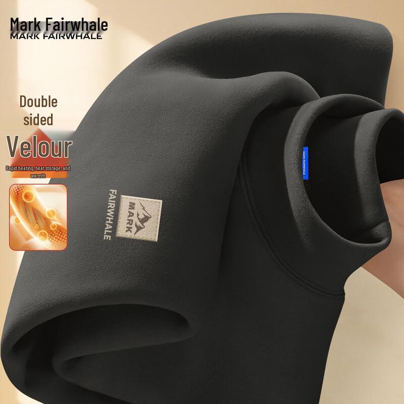 

Mark Fairwhale Men s Warm Half-High Neck Long-Sleeve Base Layer T-Shirt L