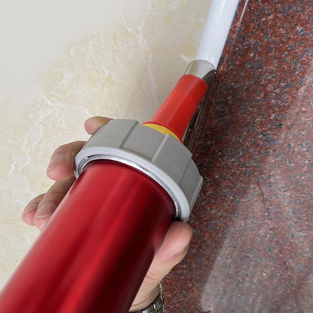 Reusable Caulking Nozzles Tips with Connect Base Stainless Steel Sealant Nozzle Applicator Caulk Nozzle Easy To Use