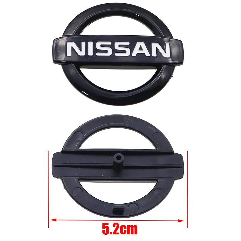 1pcs 3D 52mm 56mm Nissan Steer Wheel Emblem Sticker Car Steering Wheel Sticker Car Interior Emblem Car Accessories