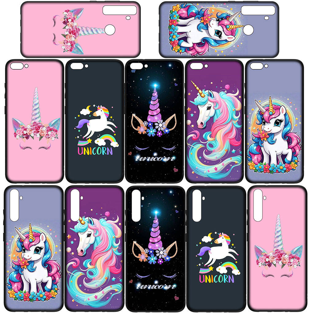 Phone Case for iPhone 17 16 15 Xiaomi Poco F8 F7 X7 X6 M8 C85 C75 C71 Redmi Note 14 13 12 11 Pro Max A3 A4 14C 13C 12C 15C Comics Unicorn Horse Cover