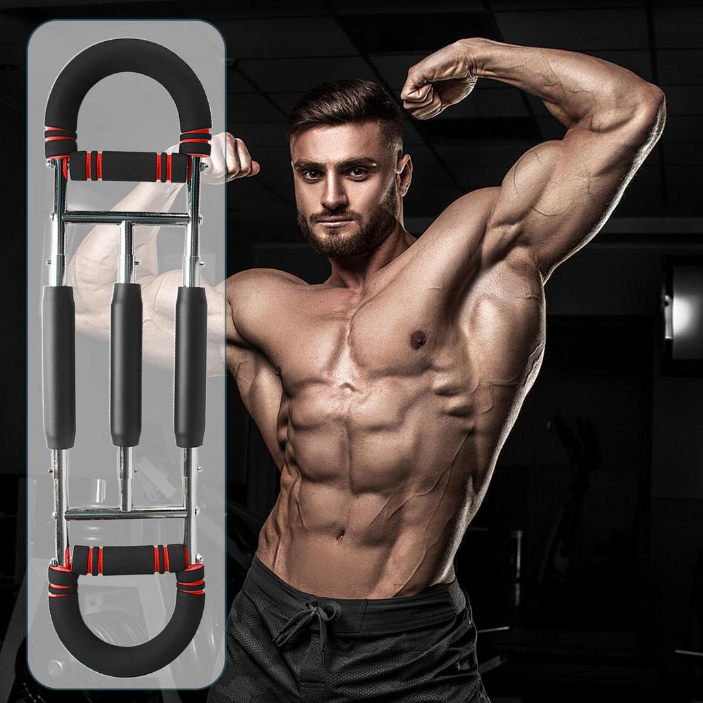 Adjustable U Shape Chest Expander Spring Arm Exerciser Home Gym Equipment Multifunctional Strength Training Safe Design