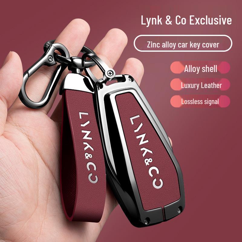 Ochranný kryt na klíč Lynk & Co 03: Vysoce kvalitní kreativní pánská skořepina a přezka (Model 2024)