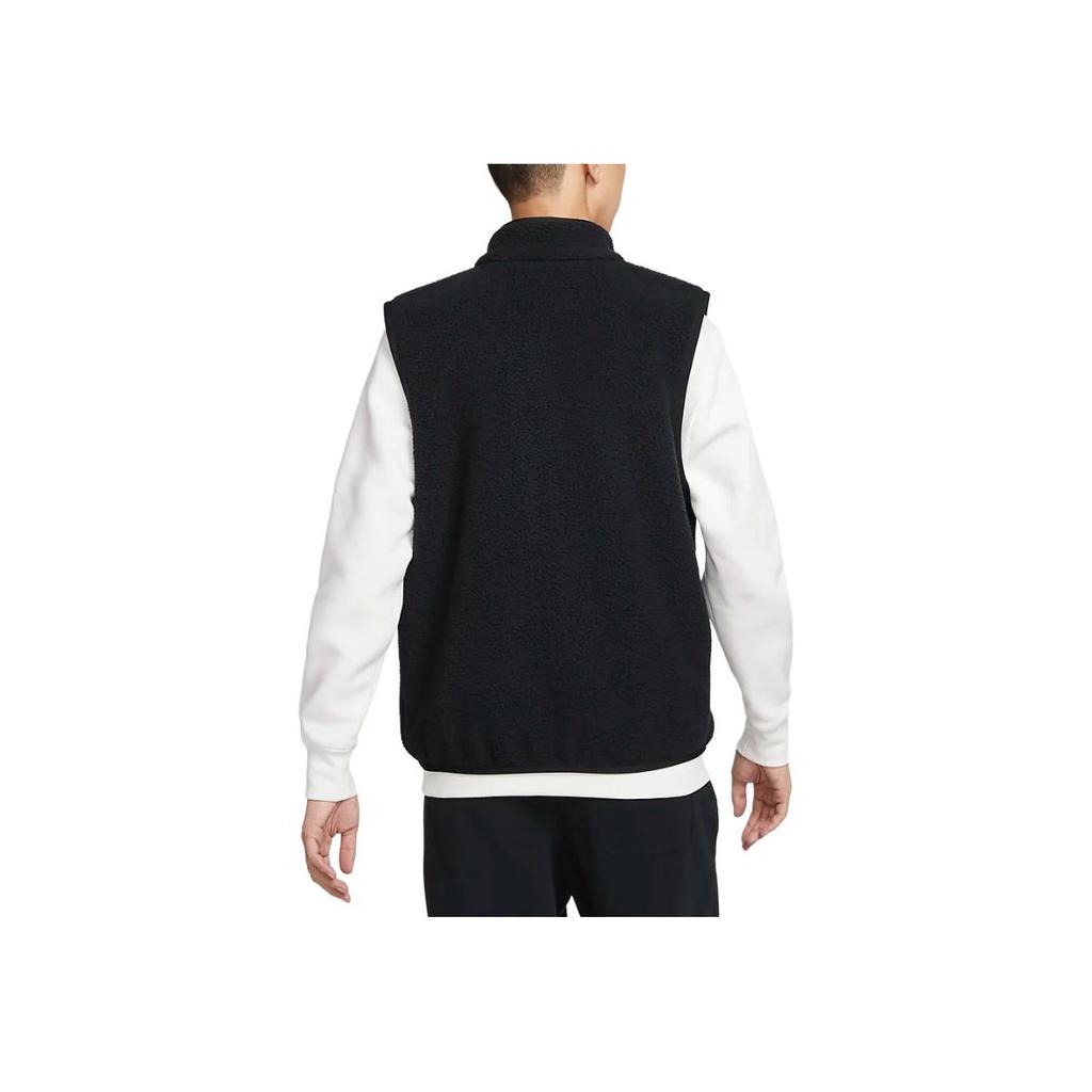 Nike Sportbekleidung Club Mode Schlicht Bequem Weich Weste Herren Westen Schwarz FZ0895-010
