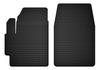 Front Rubber Car Mats, Universal For: Honda Civic VII 3-door Hatchback, Coupe (2001-2005)