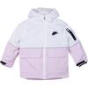 Hooded Fashion Versatile Sports Jacket Kids Jackets White Purple HQ7315-133