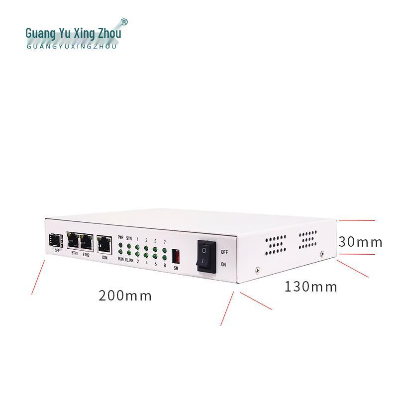 IP Ethernet 8-Channel Magnetic Voice Gateway