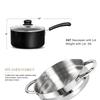Nonstick 3 Quart Saucepan with Steamer Multipurpose Sauce Pan Small Milk Pasta Cooking Pot with Lid Induction Steam Pot Cookware