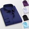 Erkek Gömlek Düz Renk Tek Düğmeli Formal Slim Fit Sonbahar Gömleği Günlük Giyim İçin