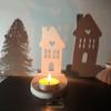 Silicone Mould House Candlestick Resins Molds Love House Candle Holder Mould