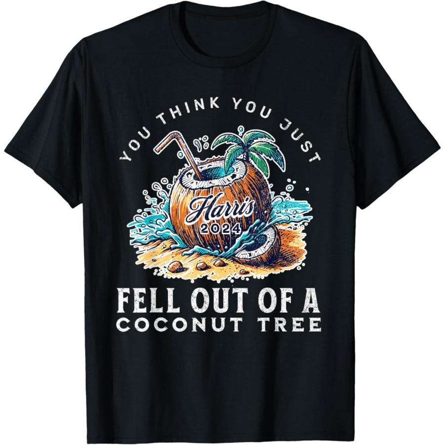 Kamala Harris, Coconut Tree, Harris For President, Election T-Shirt XXXXXL чёрный