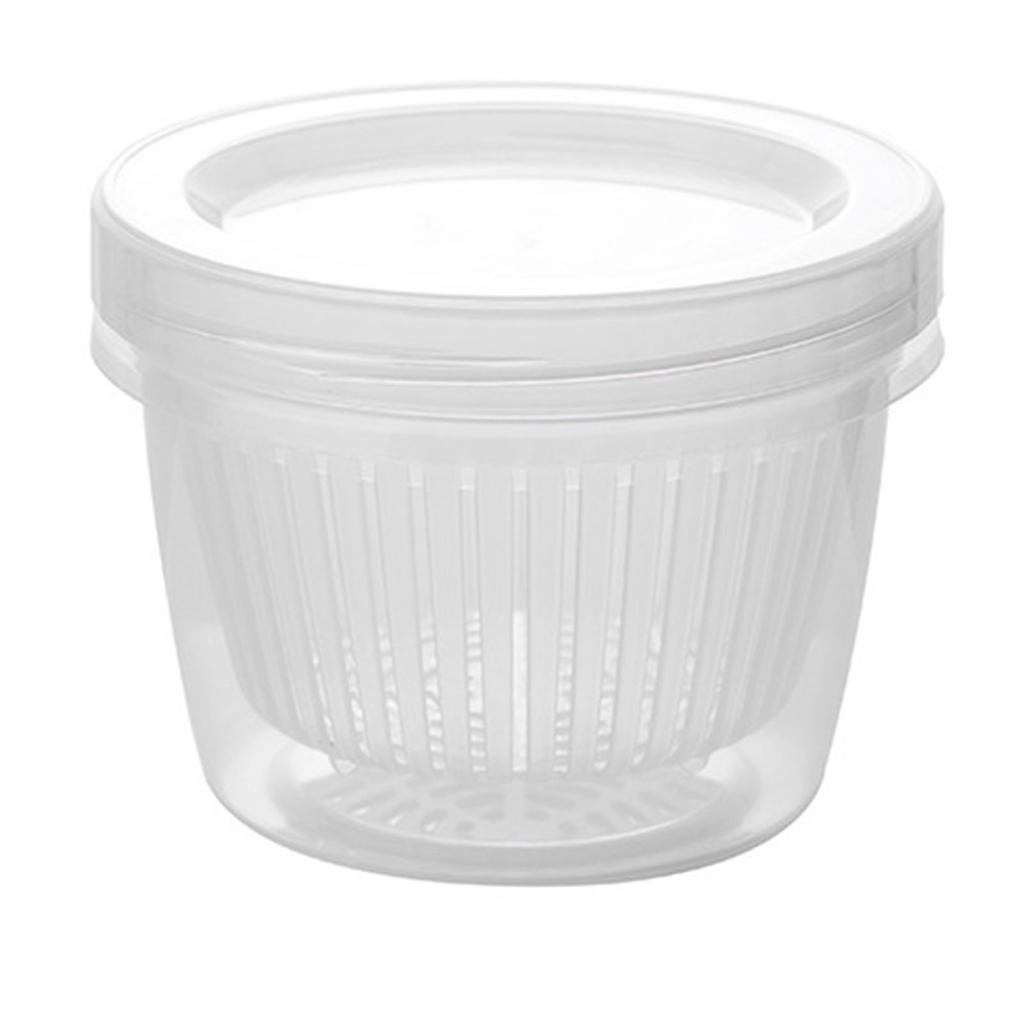 Refrigerator Storage Box Transparent Thickened Fresh Keeping Box for Kitchen Vegetable Fruits