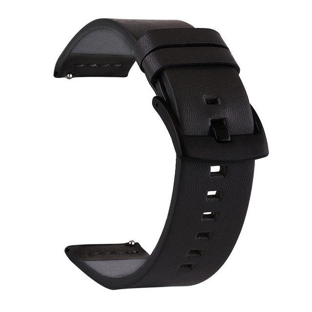 20 22mm Leather Straps For Huawei Watch GT 3 Strap 42mm Amazfit GTS 2 Mini Amazfit Bip Watch Band 18mm 24mm Quick Release