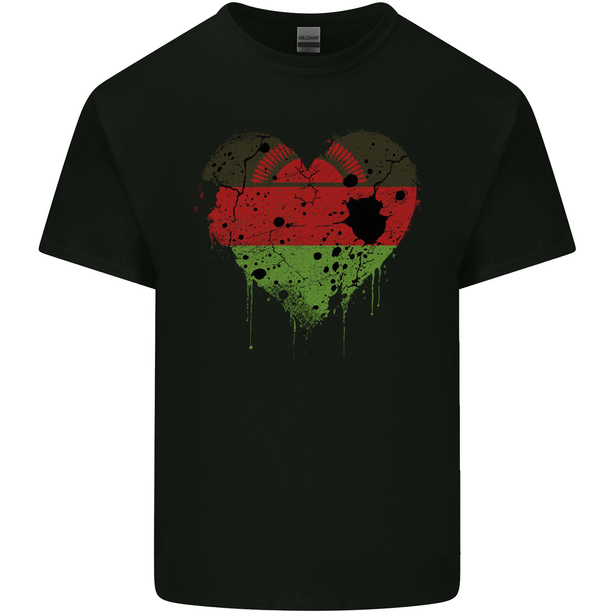 Love Malawi Flag Malawian Day Football Unisexs Light Cotton TShirt S