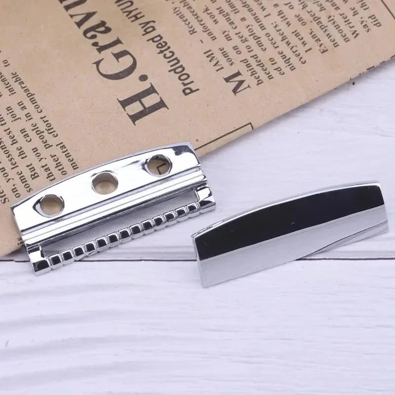 Yaqi Single Edge Chrome Color Safety Razor Head 1.20mm Blade Gap Lightweight Durability Easy Handling For A Comfortable Shaving