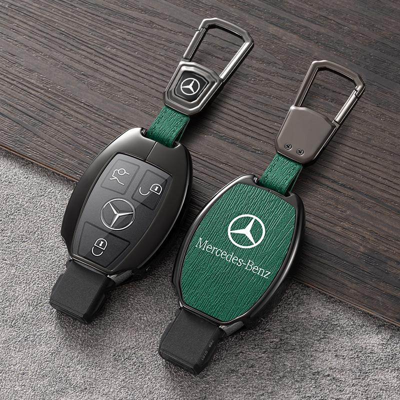 New Zinc Alloy Car Key Case Cover Shell Fob Bag For Mercedes Benz W204 W205 W212 W213 W176 W177 W219 A B C E S Class GLC CLA AMG
