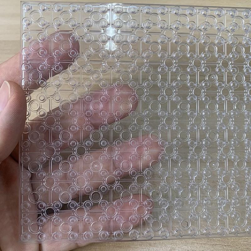 16x32 Double-sided Base Plate Base Plate Transparent ideal for Figures Construction Bricks Playthings ideal for Kids City Plates Plastic Material