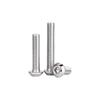 304 Stainless Steel Pan, Half, and Round Head Hexagon Screws (M2-M12)