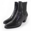 Excellent Short Boots Jacno Side-gore Leather Chelsea Boots 37 327653002C Used