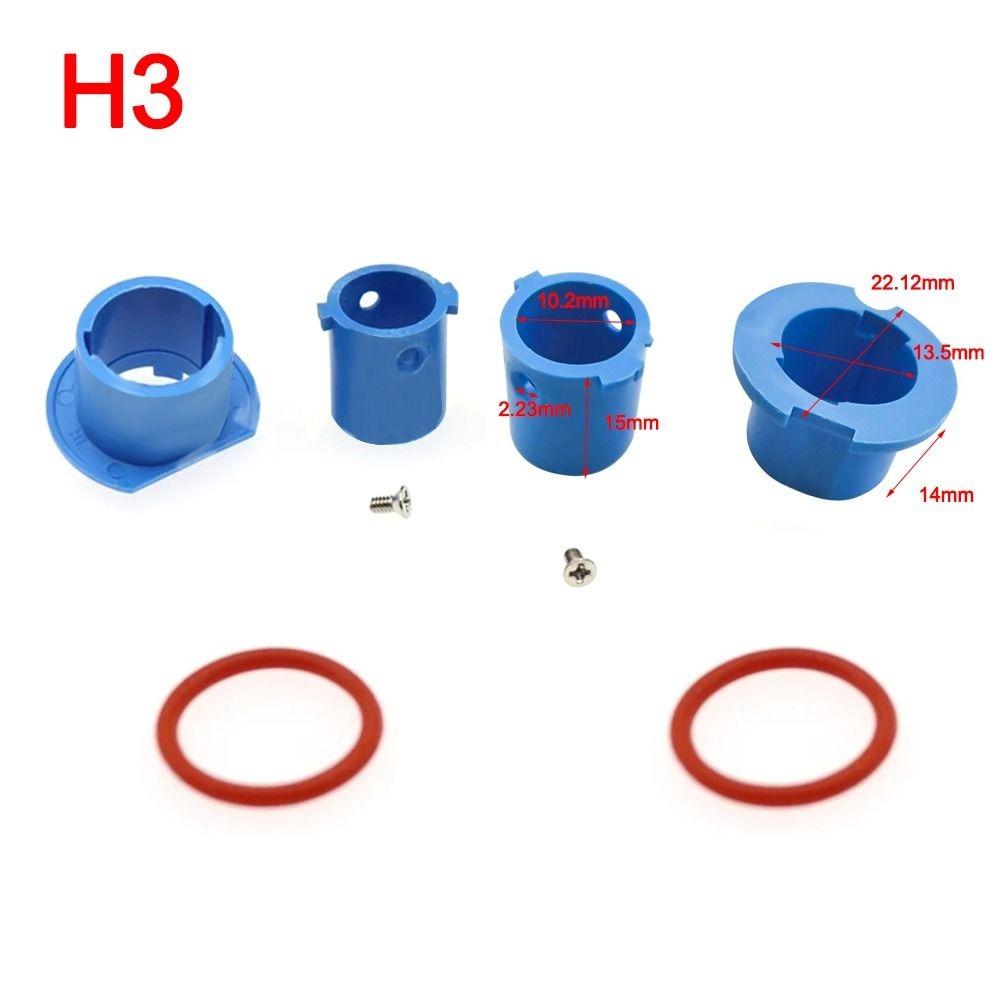 2stk H4-HB2/H3/H1 Lampepæresokkel 880/9006-HB4/9005-HB3/H11/H7 Adaptersokkel Holderholder