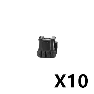 Military Soldiers Fighter Tactical Vest Accessories Building Block Rebound Clothes Armor Bricks Gift Toys For Children J083