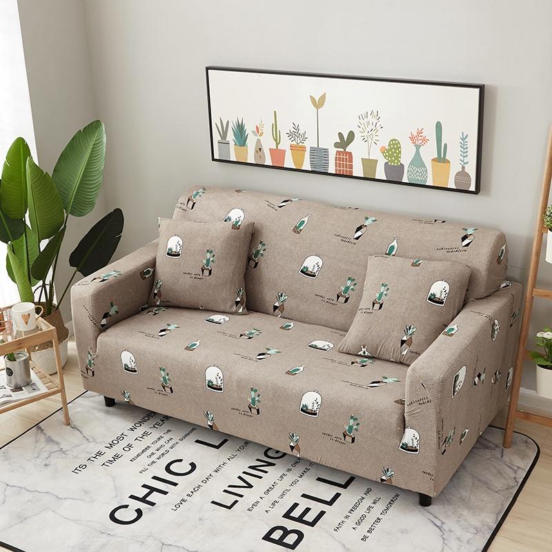 Premium Quality Soft Slipcovers For 1-4 Seats Retro Recliner Sofa Cover With Elastic Fit