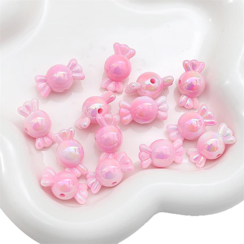 

Акриловые бусины с градиентным покрытием для изготовления конфетных браслетов, ожерелий и цепочек на руку. 5 pieces/package