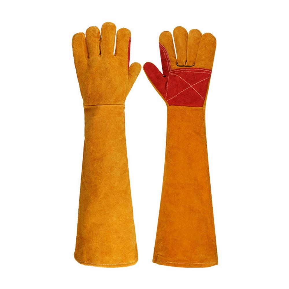 

Comfortable Work Safety Gloves Lengthen 60cm Long Sleeves Barbecue Gloves Farms